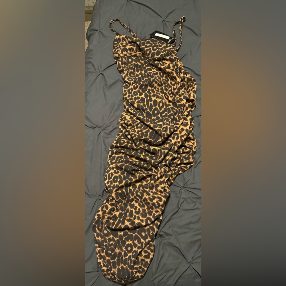 Women’s leopard print dress